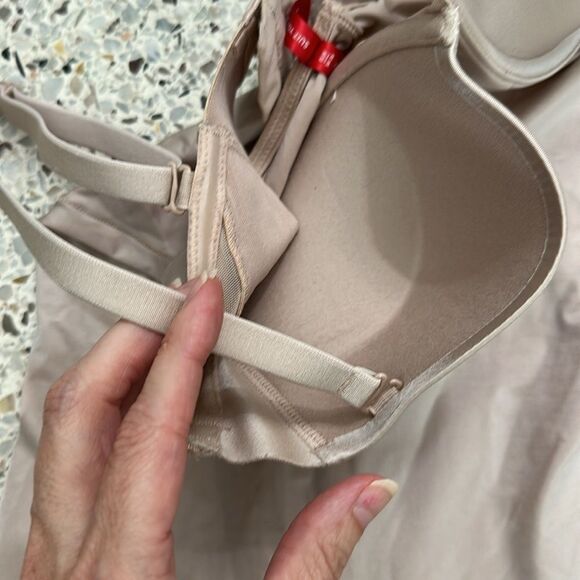 Spanx strapless bodysuit tan nude small s shaper removeable straps bra small s - Picture 4 of 6